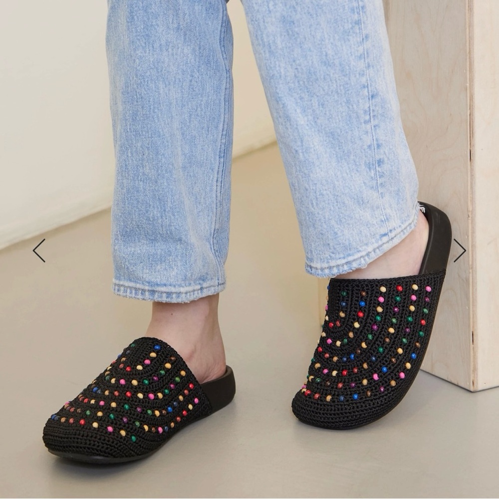 The Sak Black Beaded Bolinas Clog